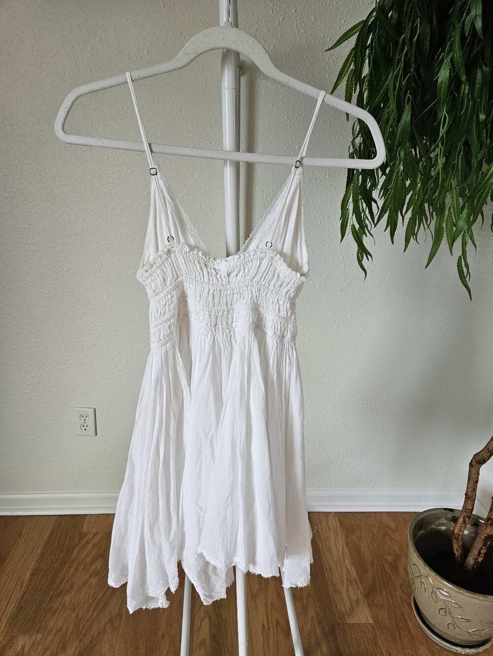 Free People One Delia Slip Dress in White Size XS - Picture 11 of 14